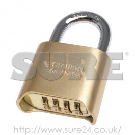 Sterling LCKCPL151 Brass Combination Padlock 50mm 4 dial double locking